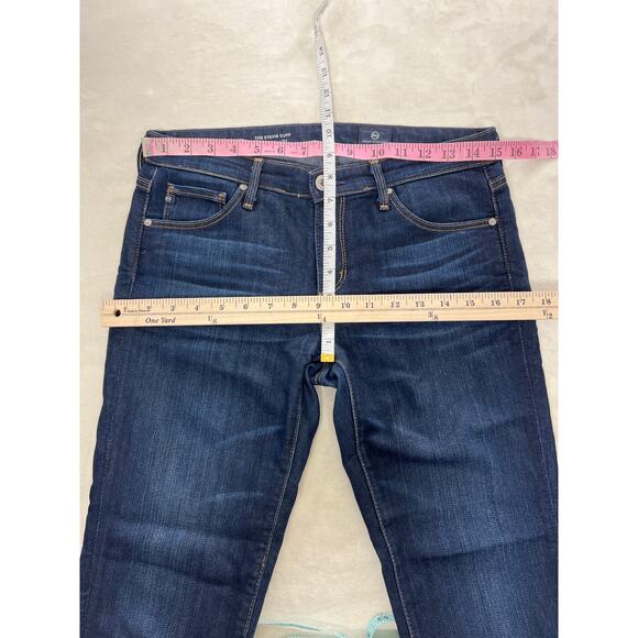AG Adriano Goldschmied The Stevie Cuff Slim Straight Jean 27 / 4 Capsule Staple - Picture 6 of 7